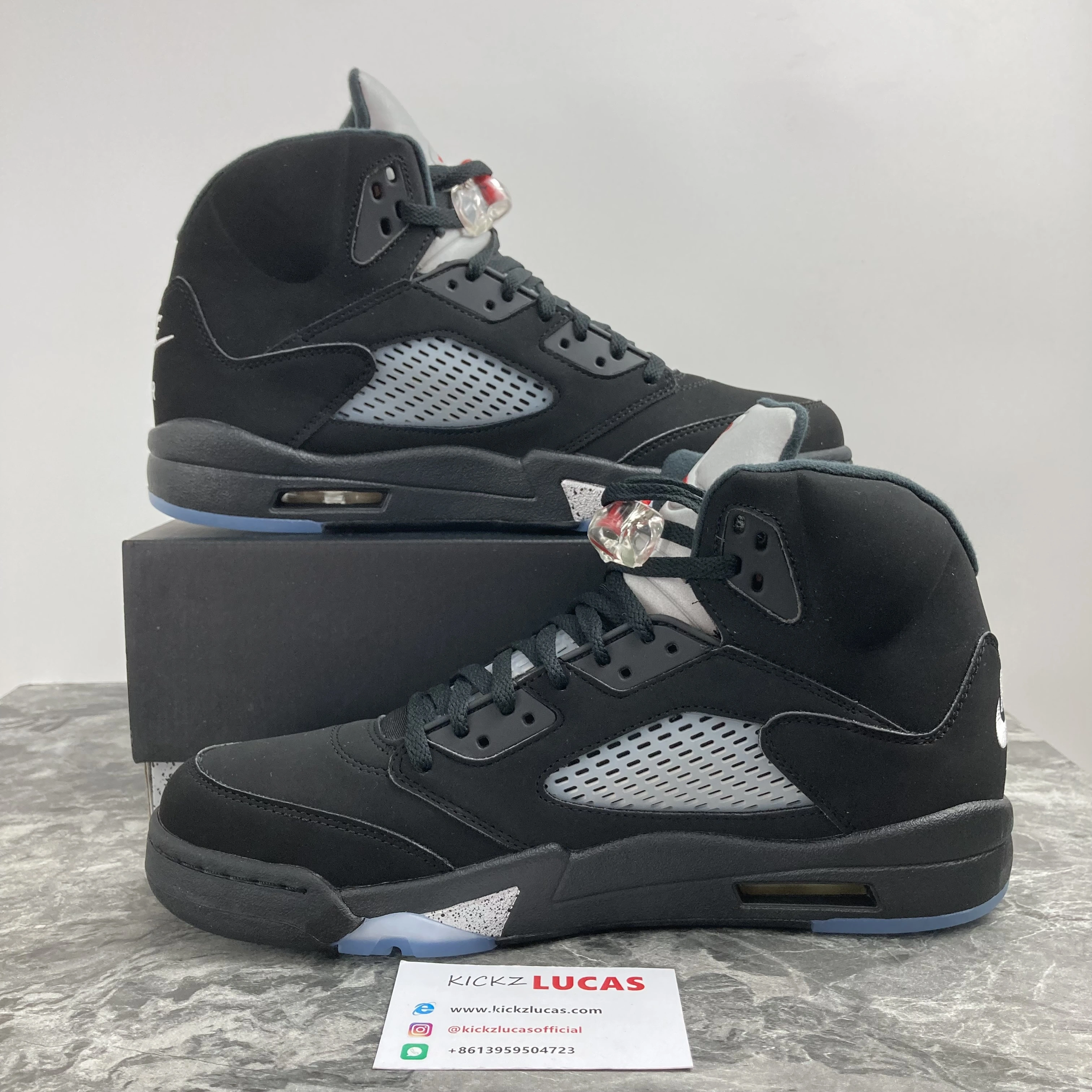 Breathable Air Jordan 5 Retro Black Metallic 845035- 2073
