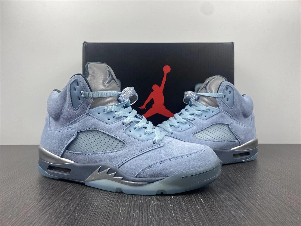 WeatherProof Air Jordan 5 Retro Bluebird DD9336- 2082