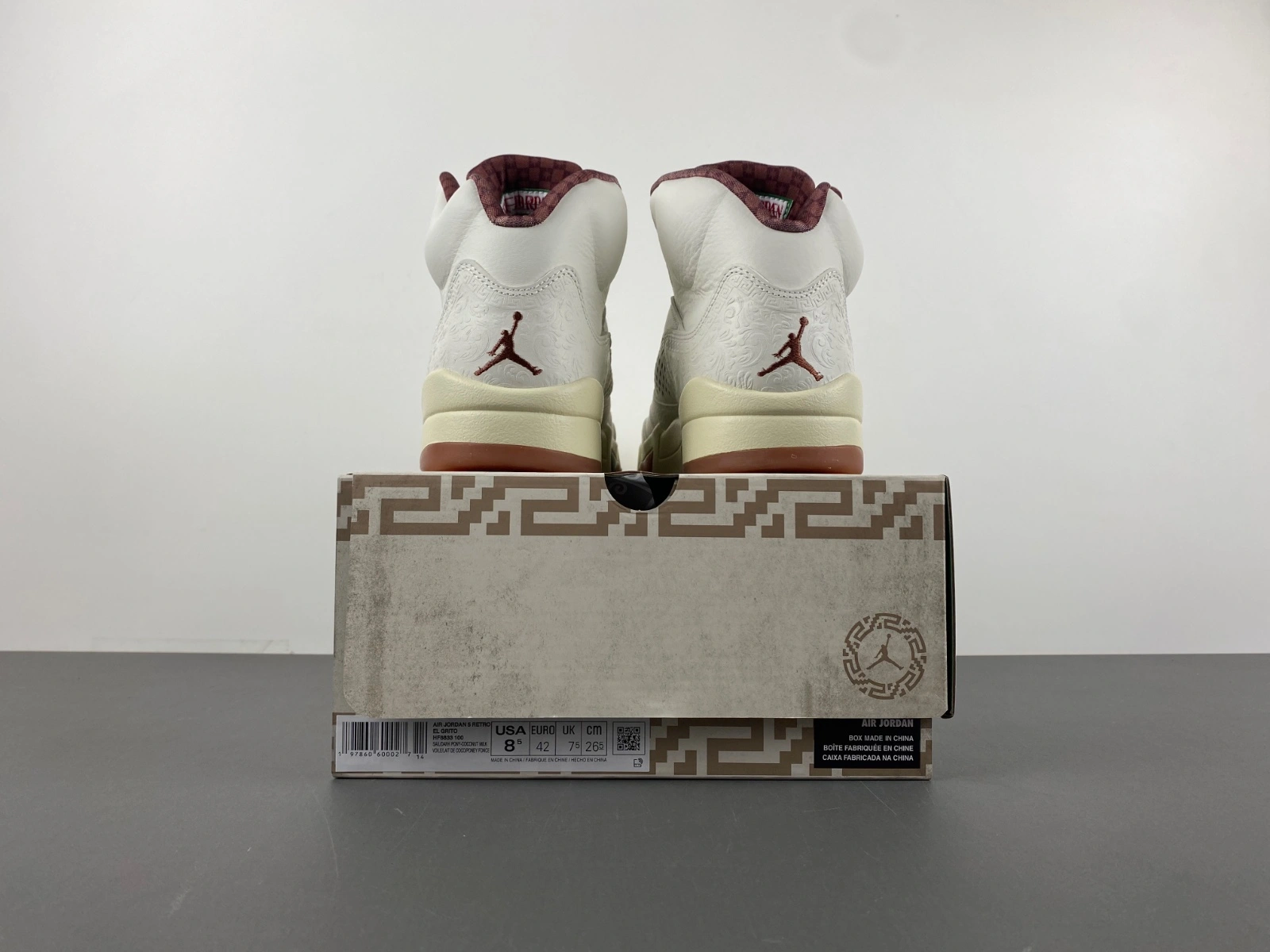 Bold Air Jordan 5 Retro El Grito Sail HF8833- 2050