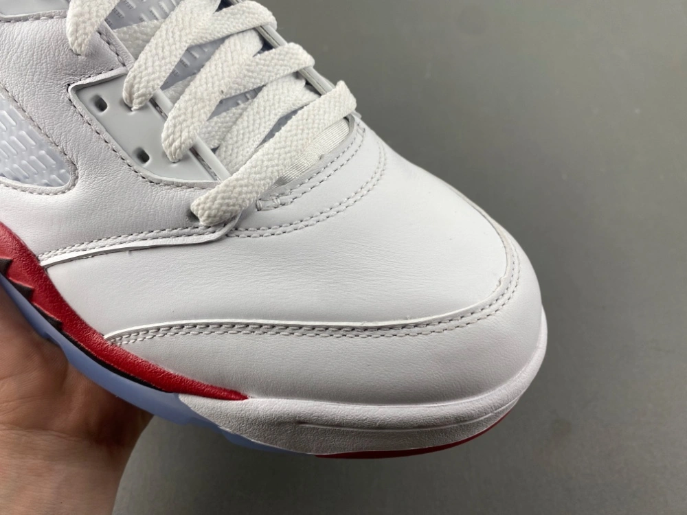 SoftTouch Air Jordan 5 Retro Fire Red Black Tongue HQ7978- 2048