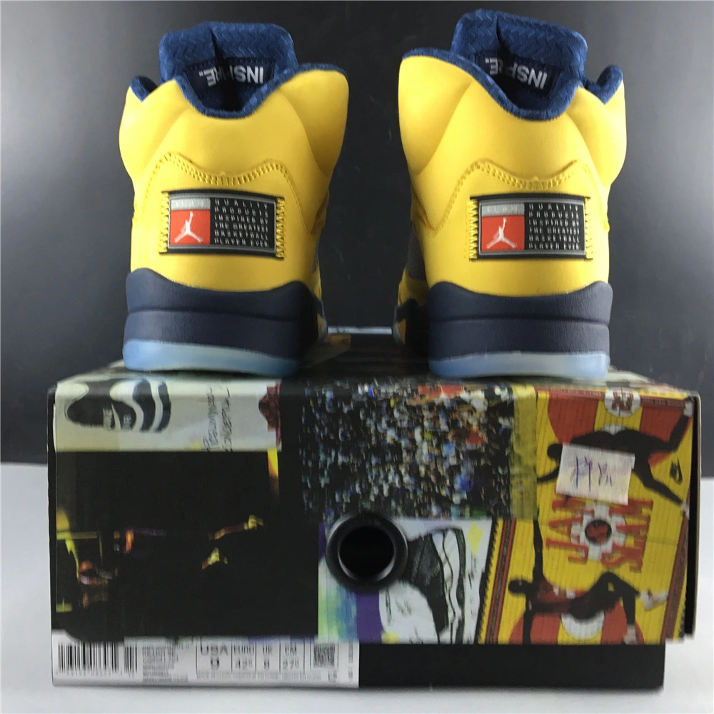 Air Jordan 5 Retro Michigan CQ9541- Elegant 2093