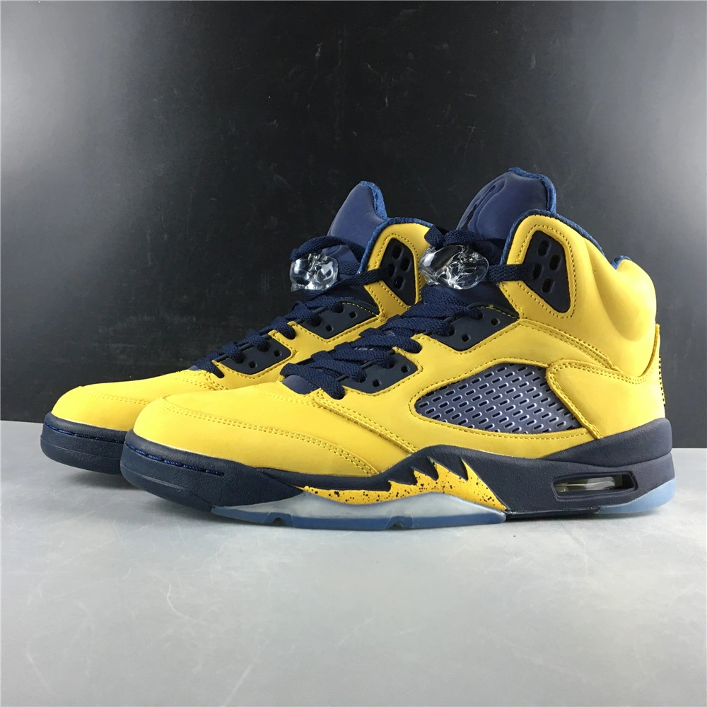 Air Jordan 5 Retro Michigan CQ9541- Elegant 2093