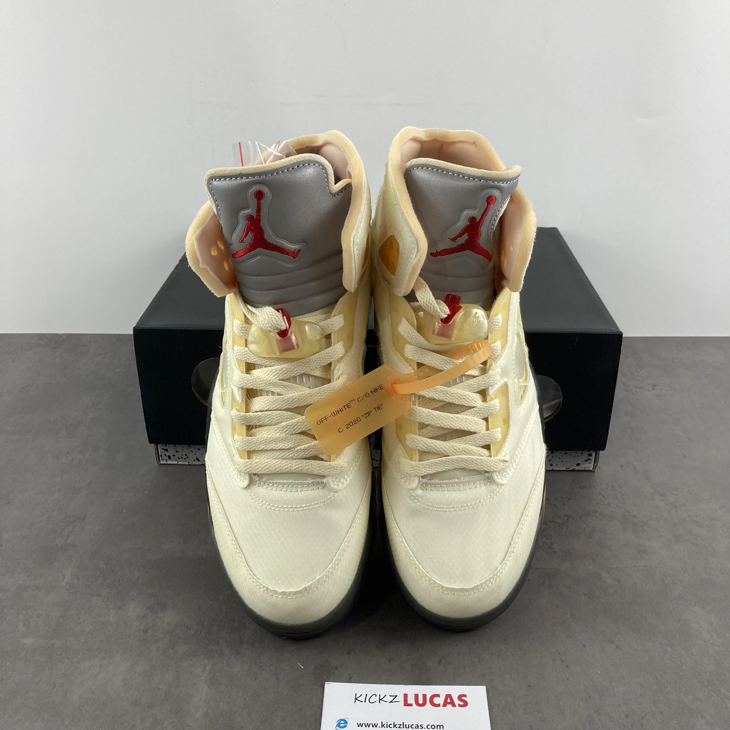 Air Jordan 5 Retro OFF-WHITE Sail DH8565- EyeCatching 2103