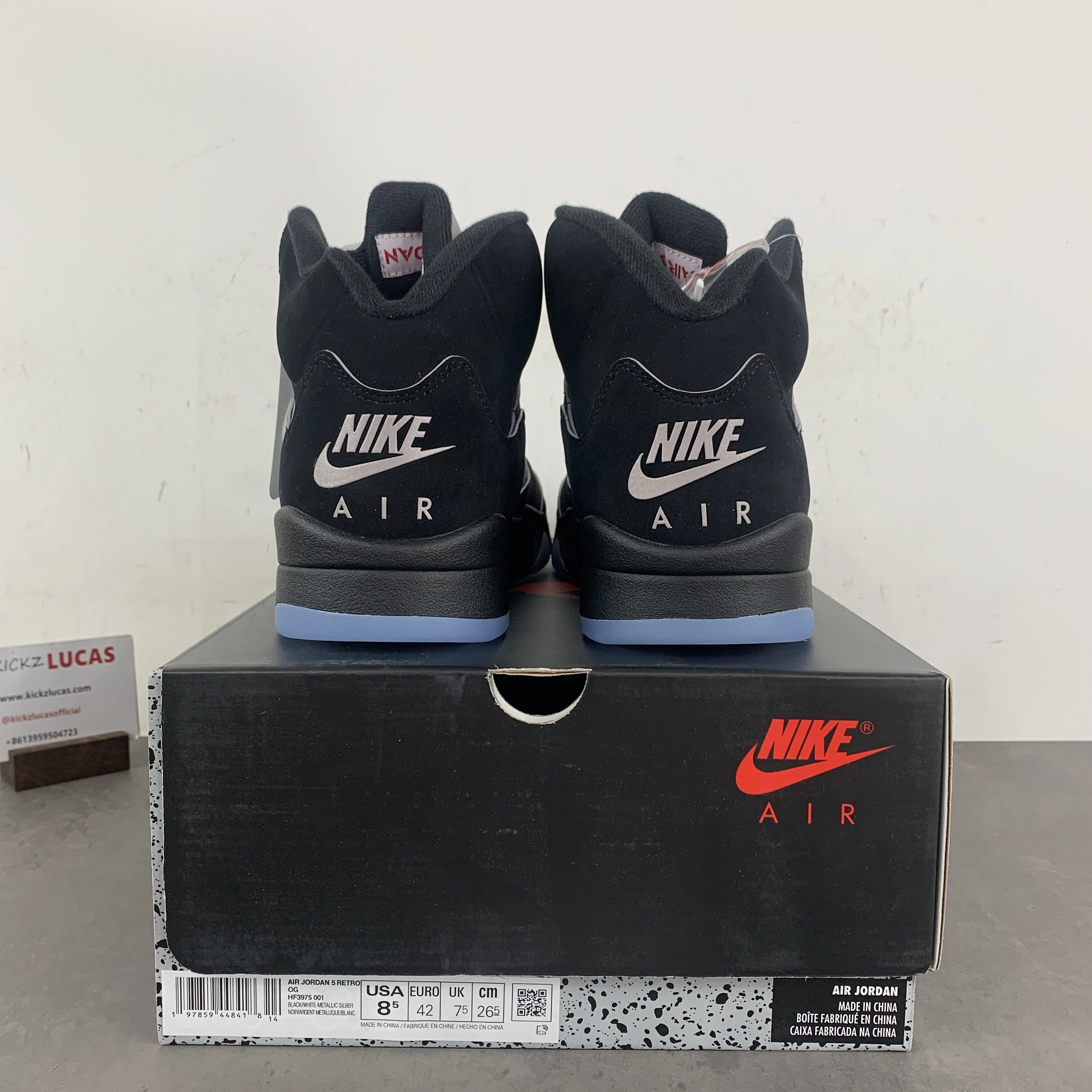 Air Jordan 5 Retro OG Black Metallic Reimagined HF3975- SoftTouch 2047