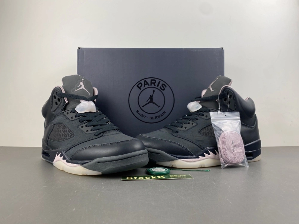 WellDesigned Air Jordan 5 Retro PSG Paris Saint-Germain Off Noir HQ3004- 2039