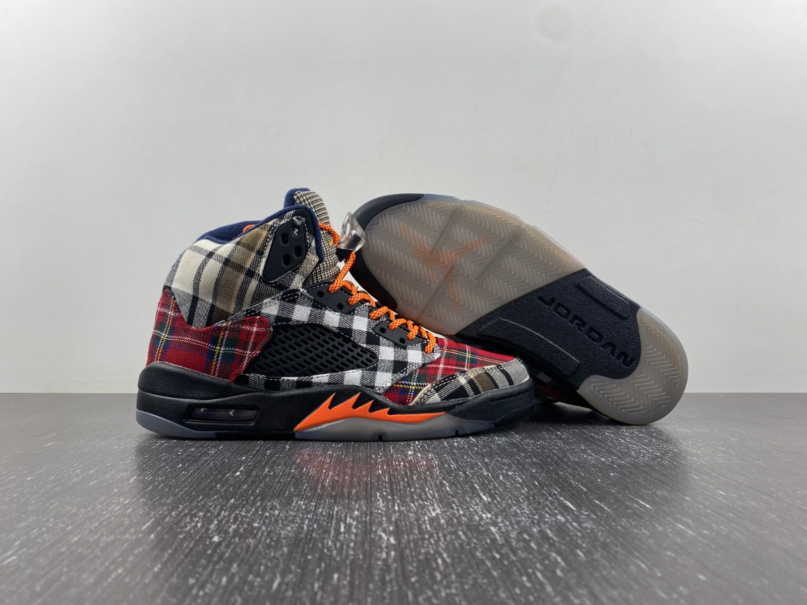 Supportive Air Jordan 5 Retro Plaid FD4814- 2058