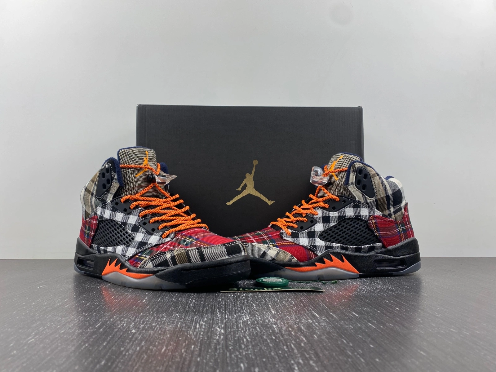 Supportive Air Jordan 5 Retro Plaid FD4814- 2058