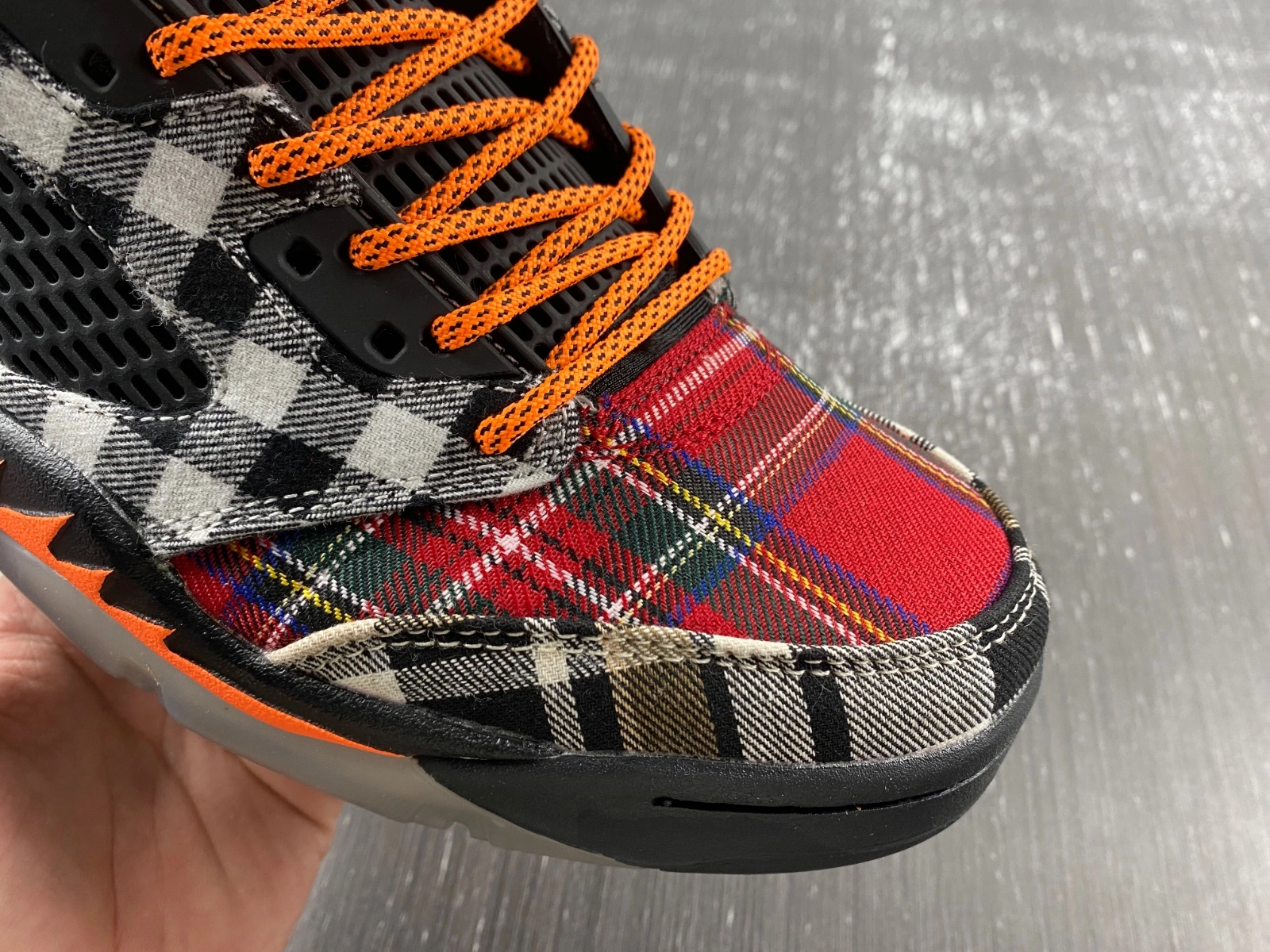 Supportive Air Jordan 5 Retro Plaid FD4814- 2058