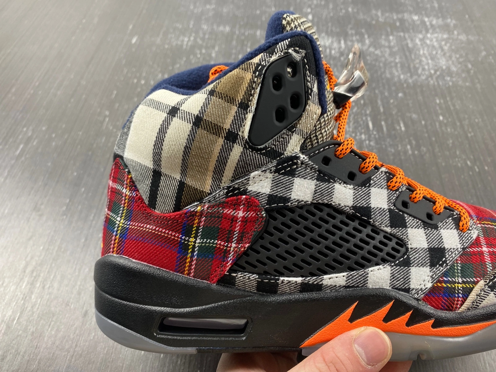 Supportive Air Jordan 5 Retro Plaid FD4814- 2058