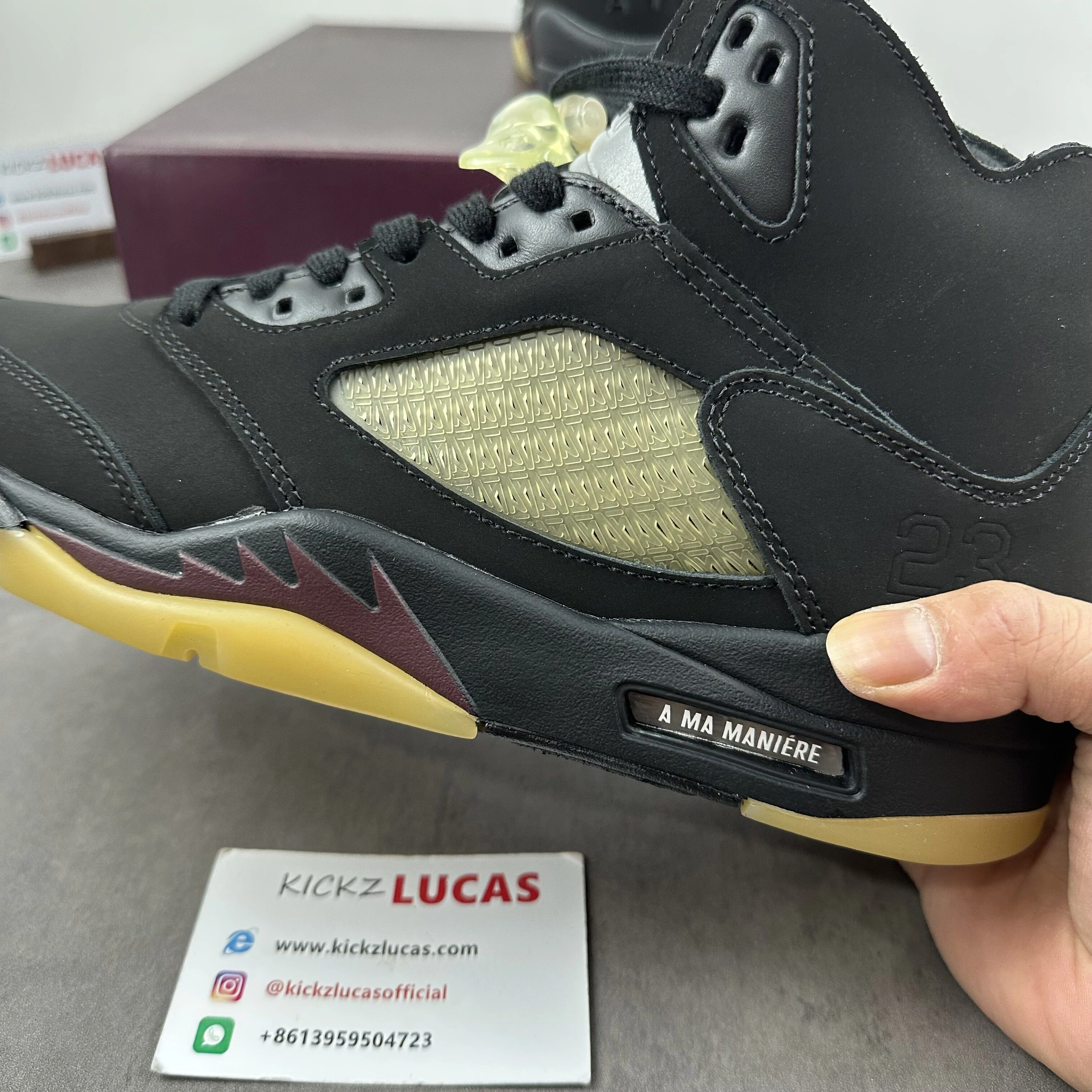 Air Jordan 5 Retro SP A Ma Maniére Black FD1330- Youthful 2065