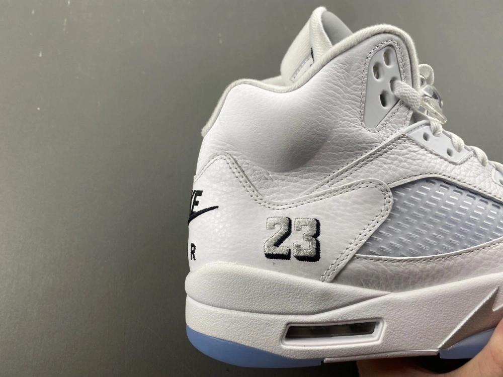 Air Jordan 5 Retro White Metallic HQ7978- Sustainable 2041