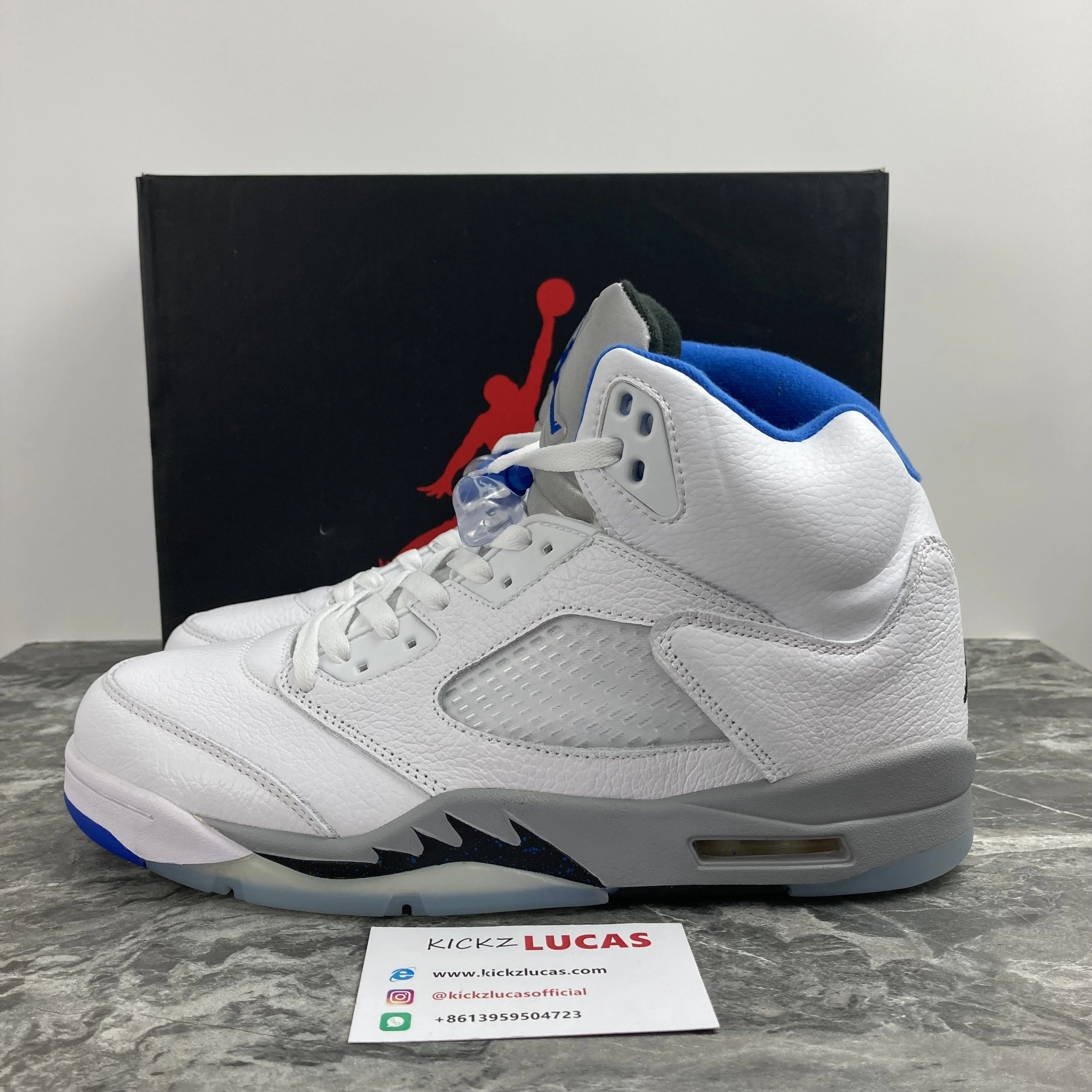 Resilient Air Jordan 5 Retro White Stealth DD0587- 2074