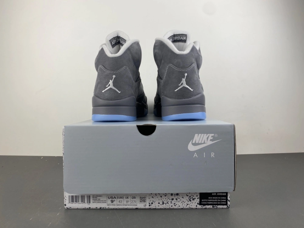 Air Jordan 5 Retro Wolf Grey DD0587- Breathable 2040