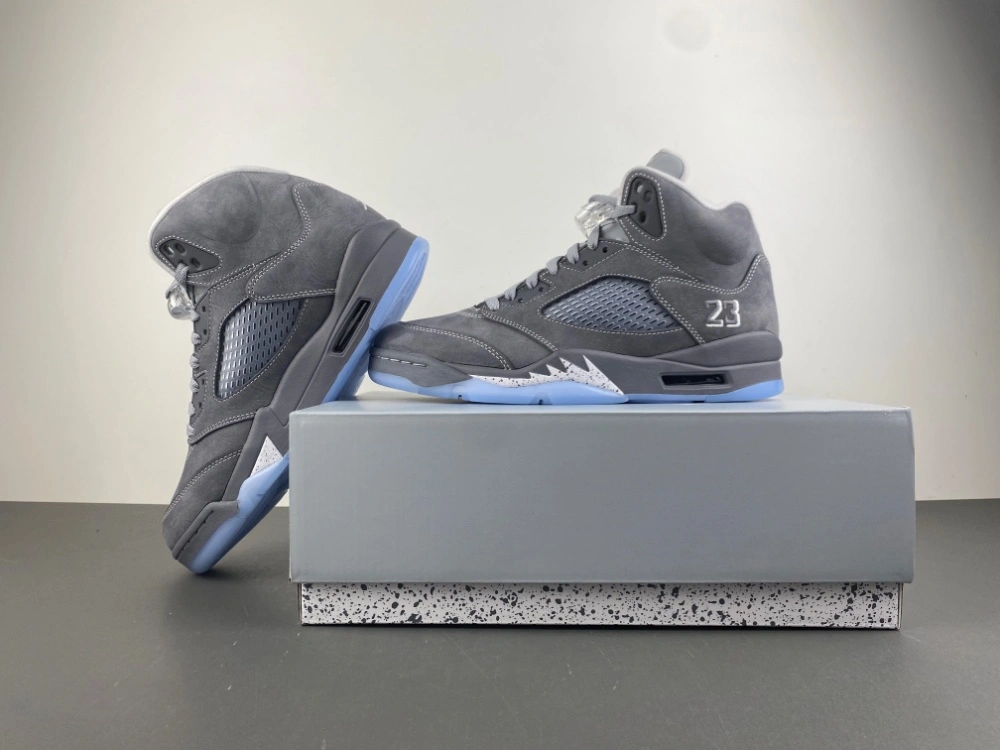 Air Jordan 5 Retro Wolf Grey DD0587- Breathable 2040