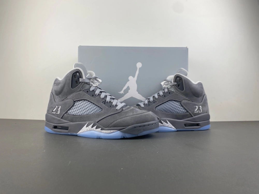 Air Jordan 5 Retro Wolf Grey DD0587- Breathable 2040