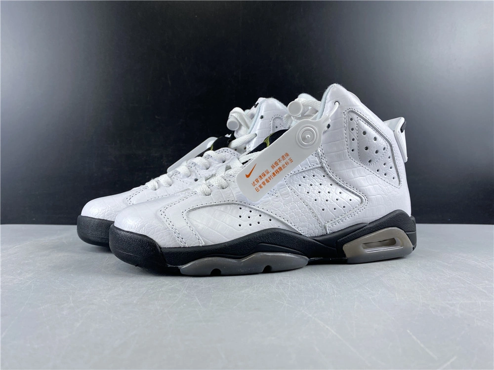 Minimalist Air Jordan 6 Retro Alligator 384665- 2136