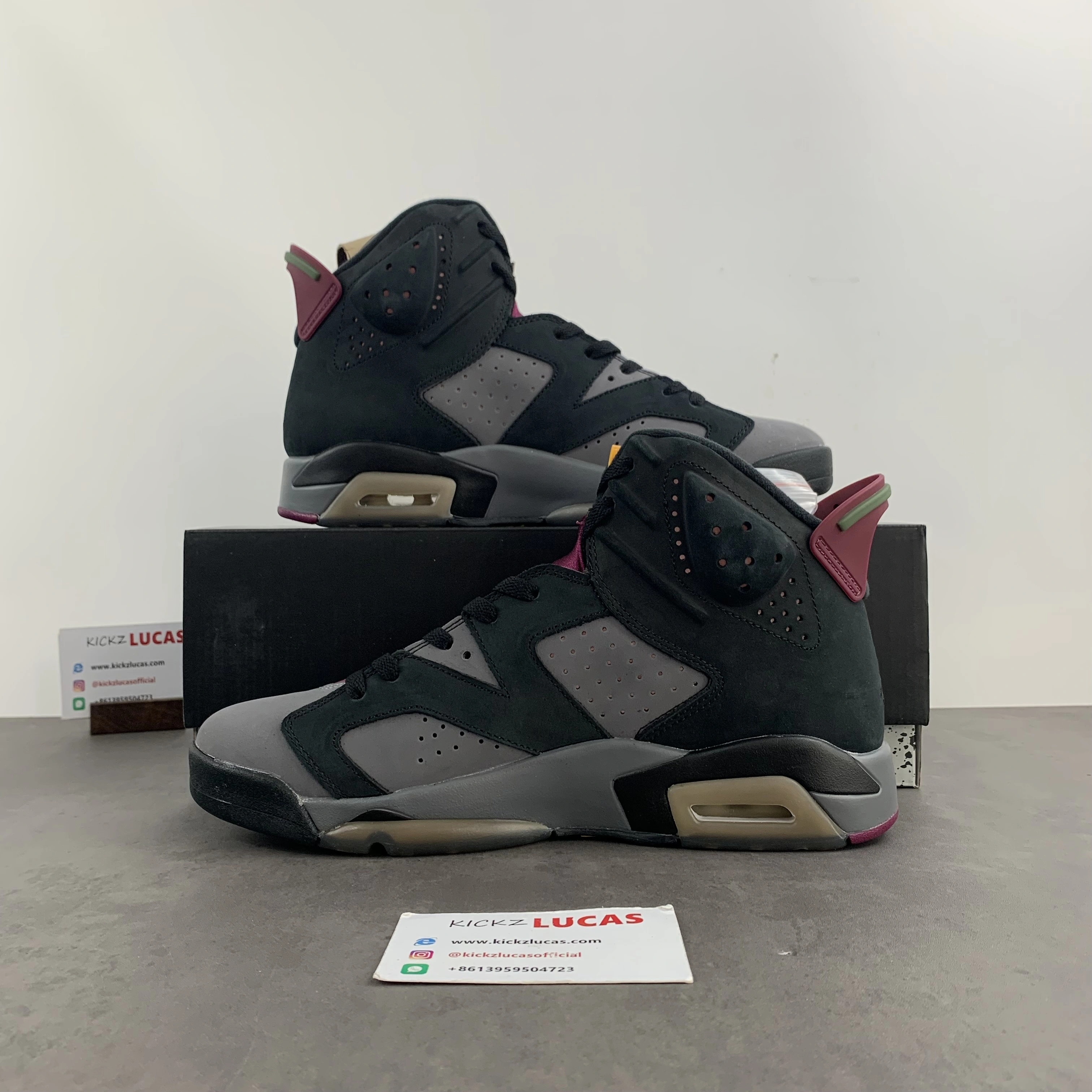 Air Jordan 6 Retro Bordeaux CT8529- Tailored 2127