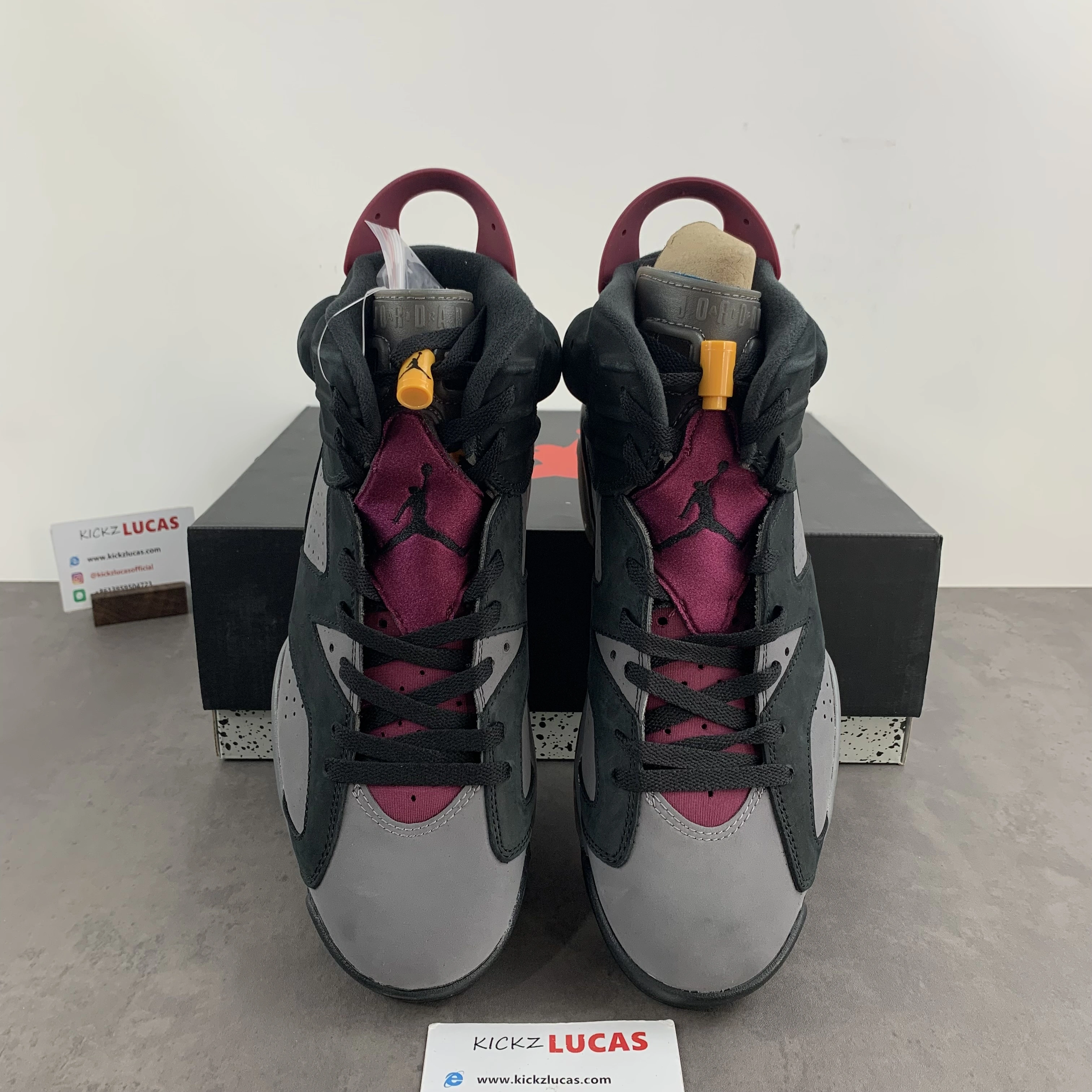 Air Jordan 6 Retro Bordeaux CT8529- Tailored 2127