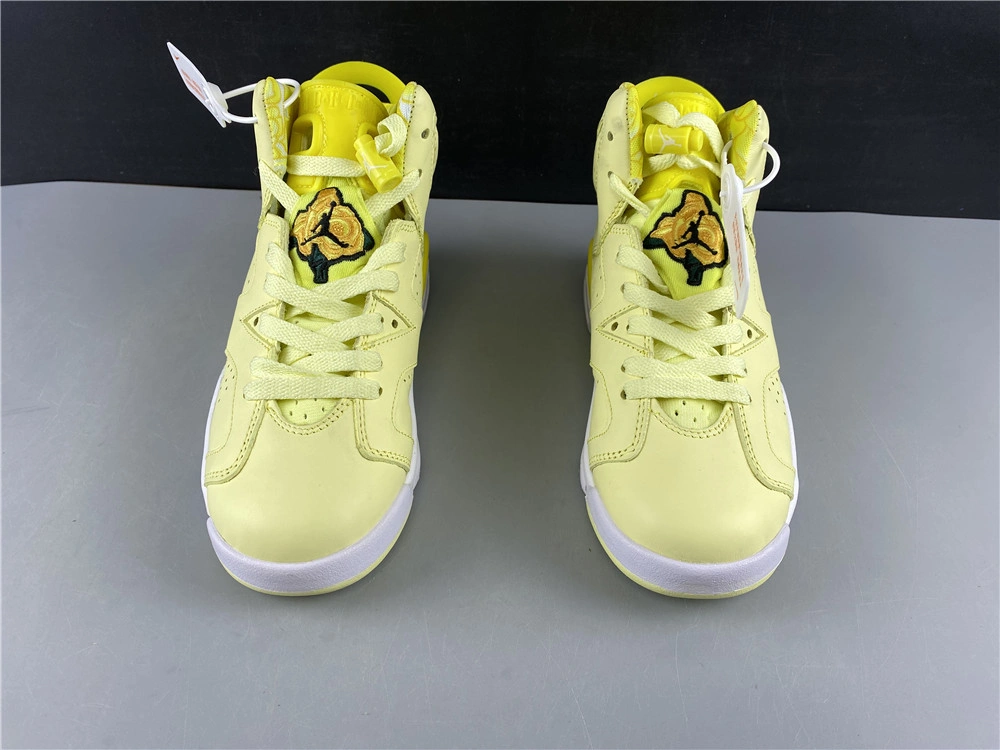 Air Jordan 6 Retro Dynamic Yellow Floral 543390- Packable 2135