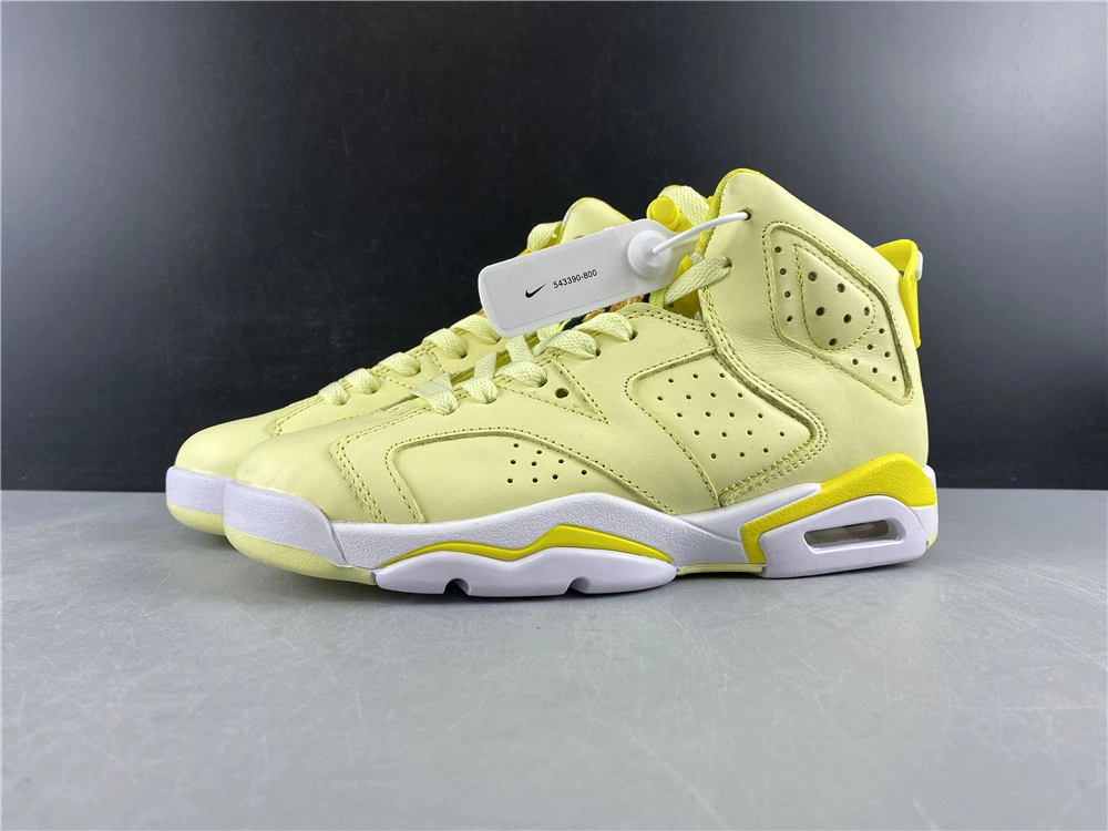 Air Jordan 6 Retro Dynamic Yellow Floral 543390- Packable 2135