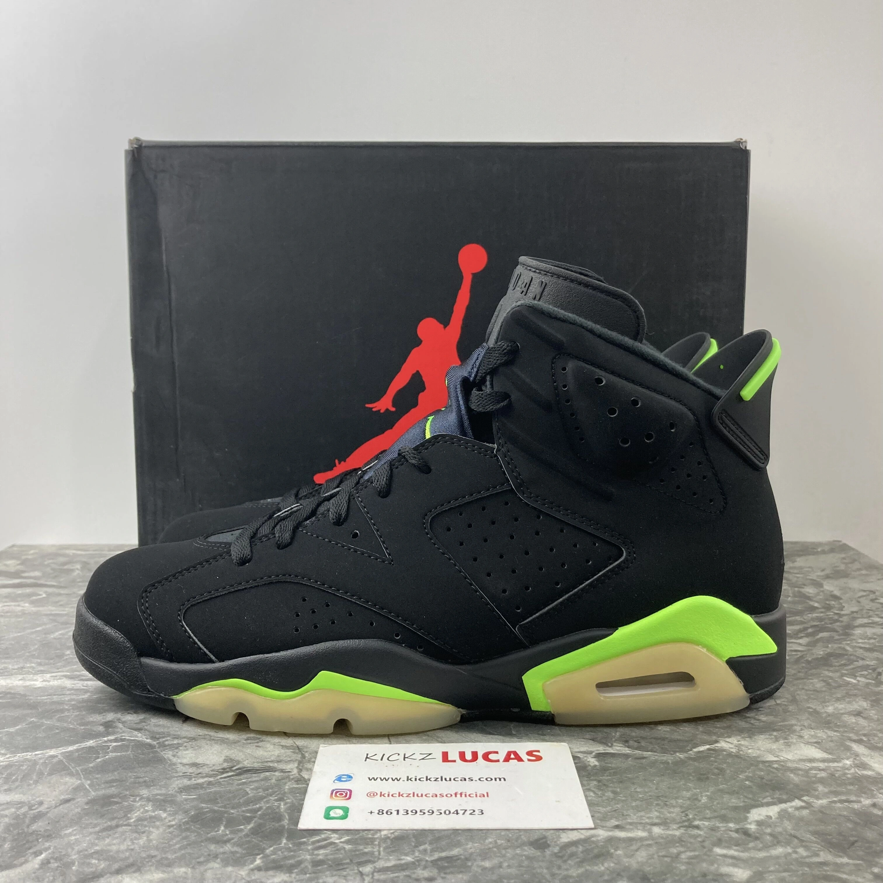 Sleek Air Jordan 6 Retro Electric Green CT8529- 2130