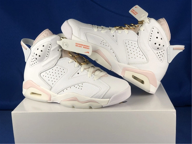 Trendy Air Jordan 6 Retro Gold Hoops DH9696- 2128