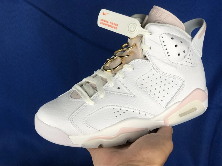 Trendy Air Jordan 6 Retro Gold Hoops DH9696- 2128