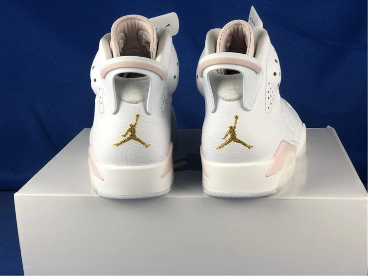 Trendy Air Jordan 6 Retro Gold Hoops DH9696- 2128