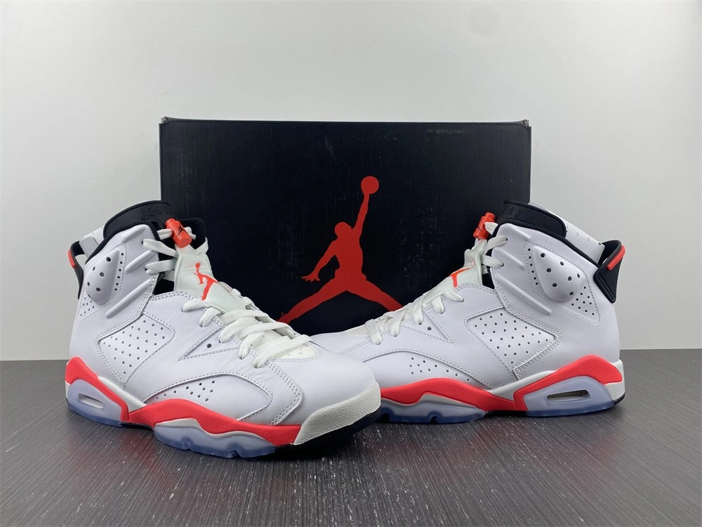 Air Jordan 6 Retro Infrared White 384664- TimelessDesign 2118
