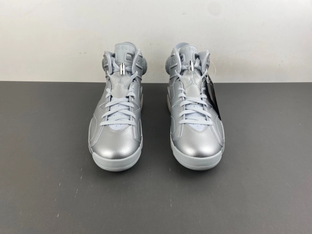 Air Jordan 6 Retro PSG Paris Saint-Germain Silver IQ5135- WrinkleFree 2104