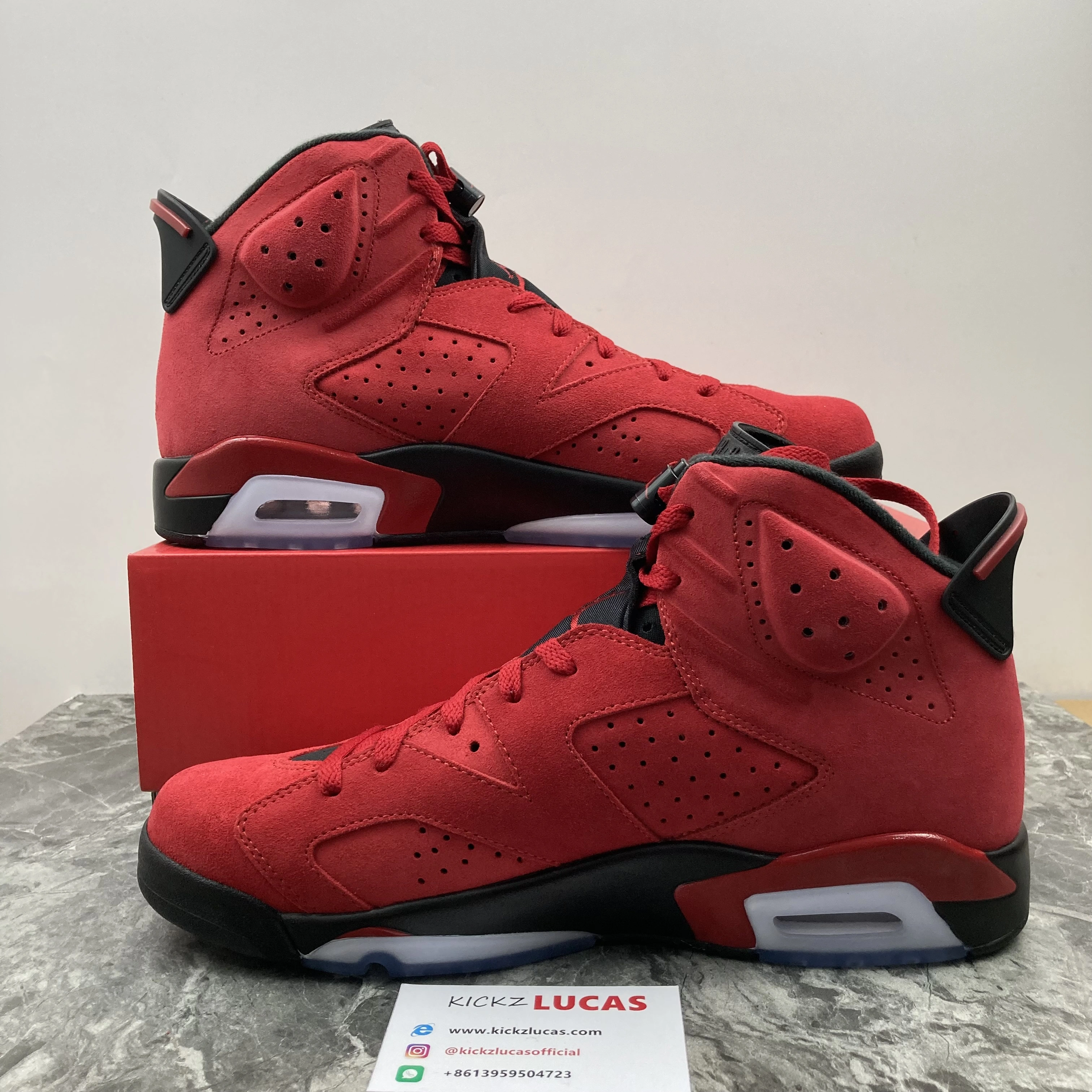 Air Jordan 6 Retro Red Black CT8529- Bright 2113