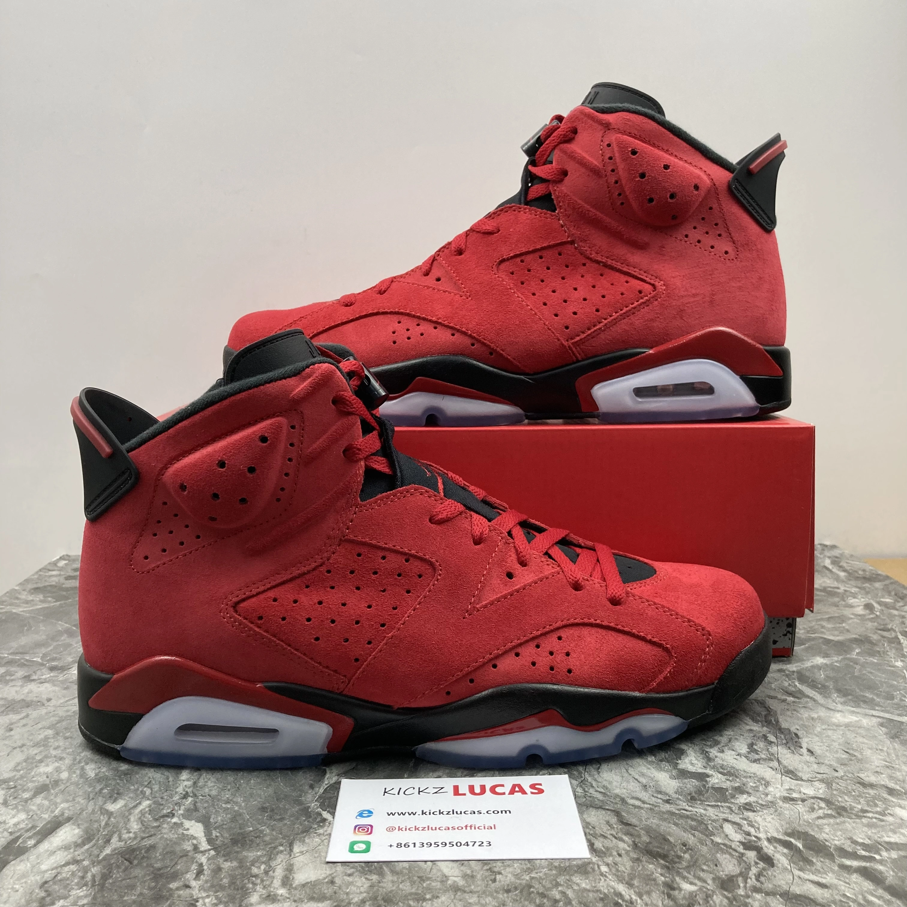 Air Jordan 6 Retro Red Black CT8529- Bright 2113