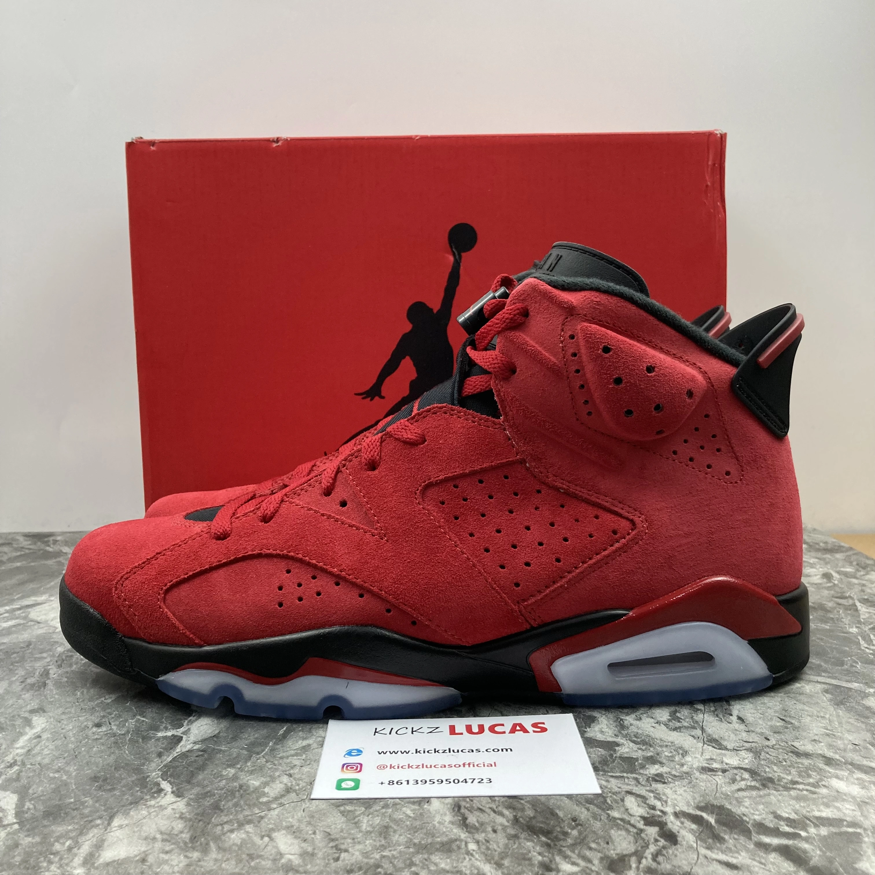 Air Jordan 6 Retro Red Black CT8529- Bright 2113