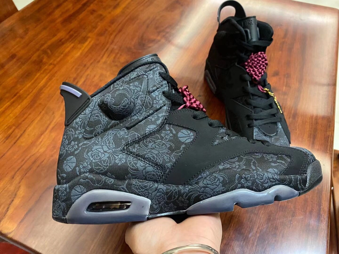 Bright Air Jordan 6 Retro SD Triple Black DB9818- 2126