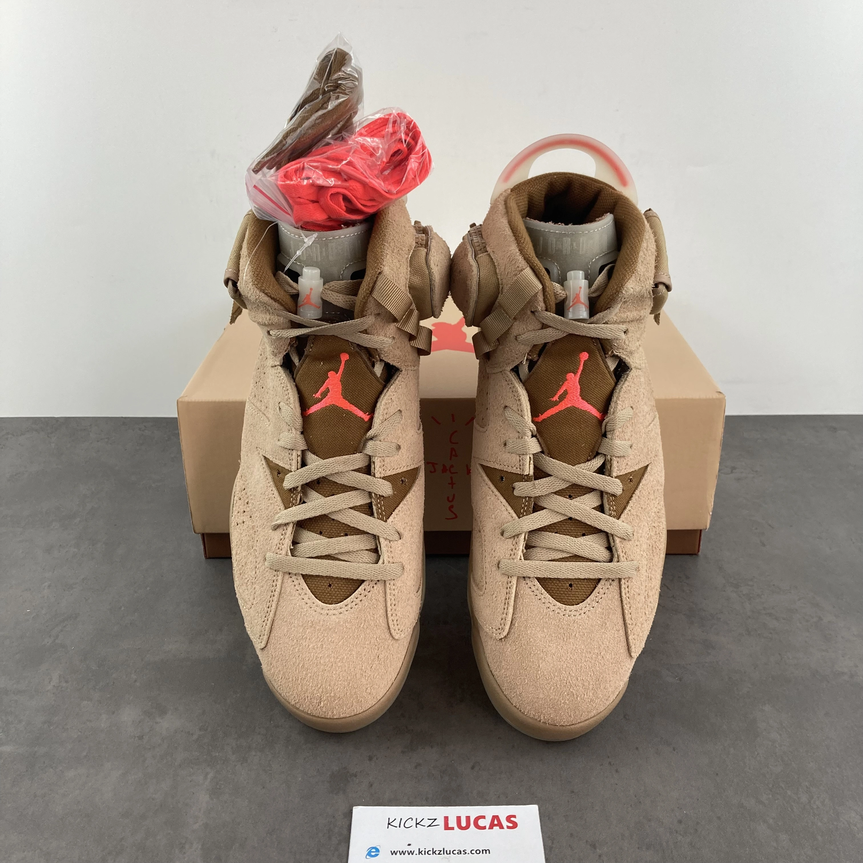 Air Jordan 6 Retro Travis Scott British Khaki DH0690- WeatherProof 2131