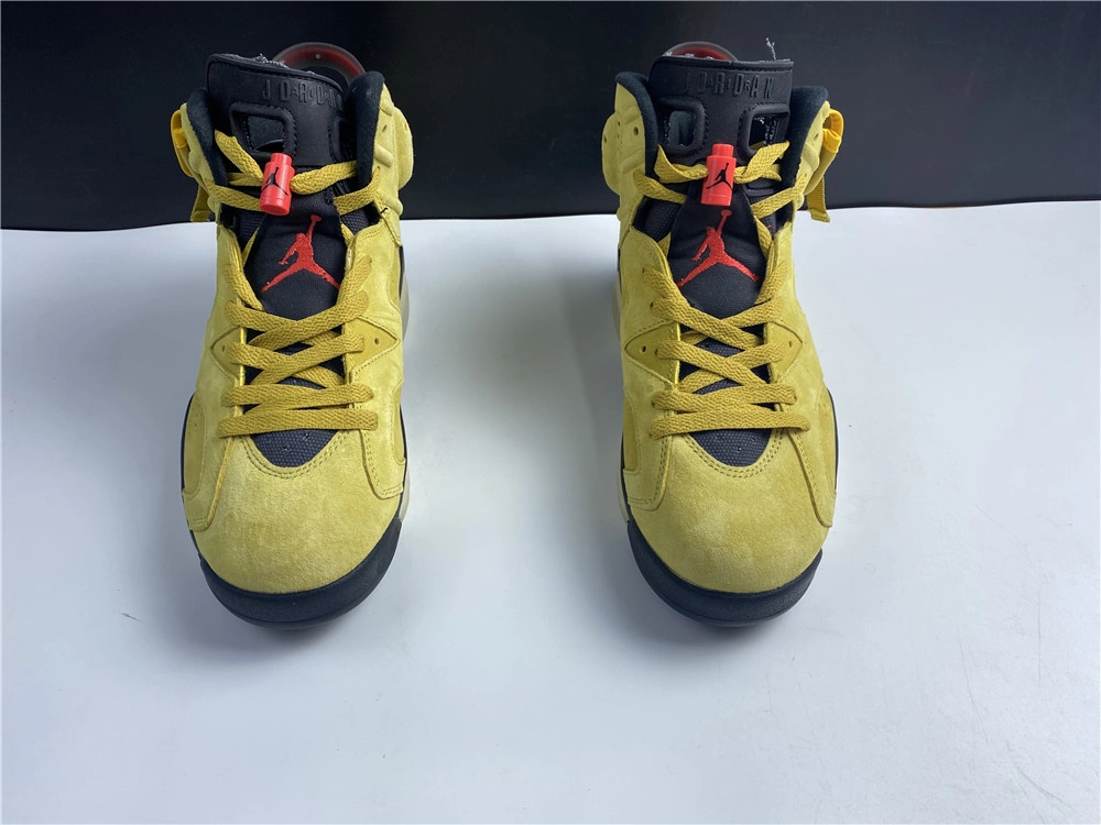 Stylish Air Jordan 6 Retro Travis Scott Gold 2139