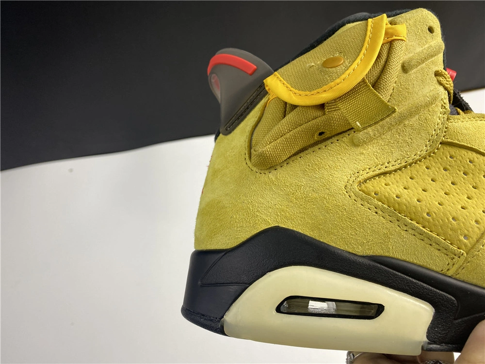 Stylish Air Jordan 6 Retro Travis Scott Gold 2139