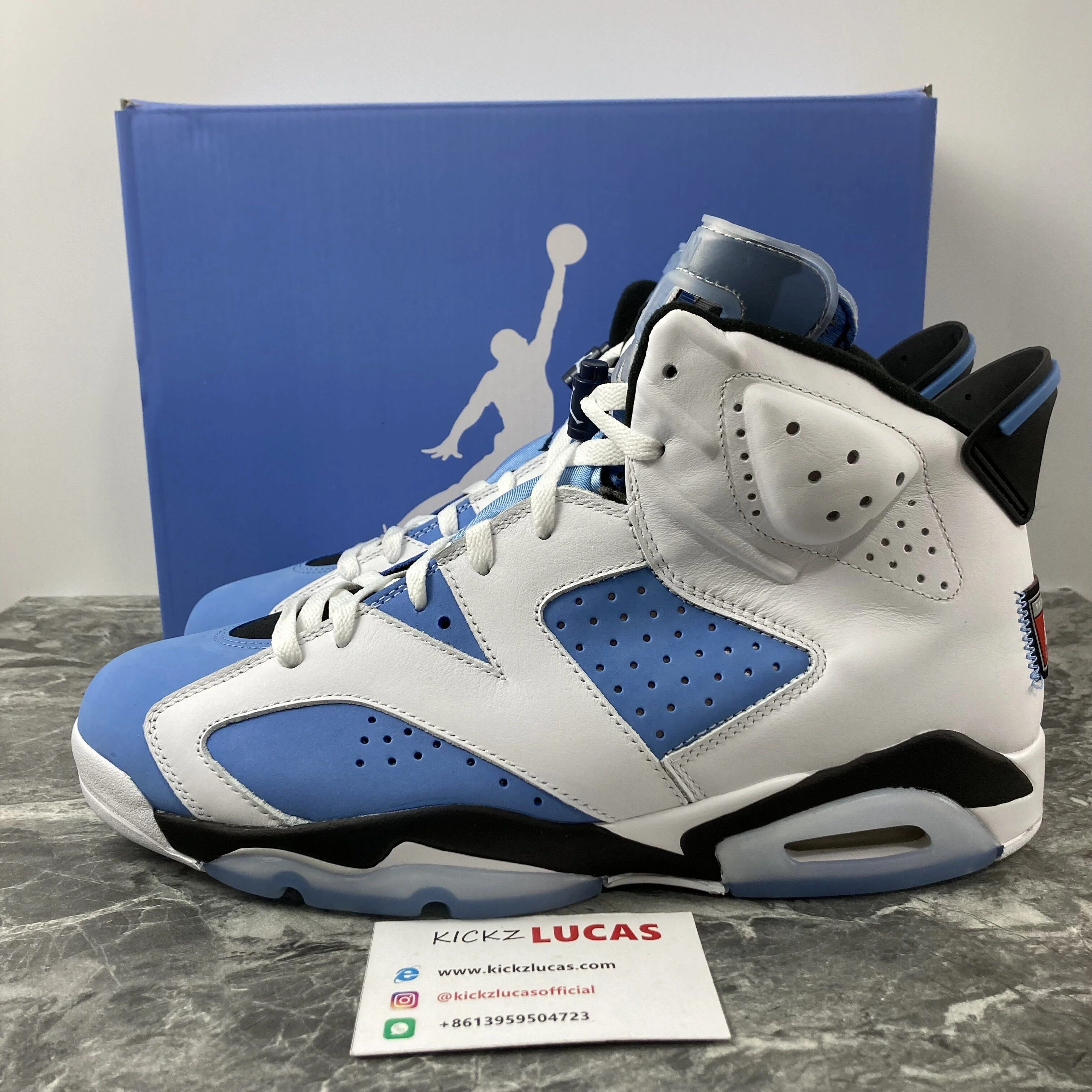 Air Jordan 6 Retro UNC White CT8529- Durable 2125