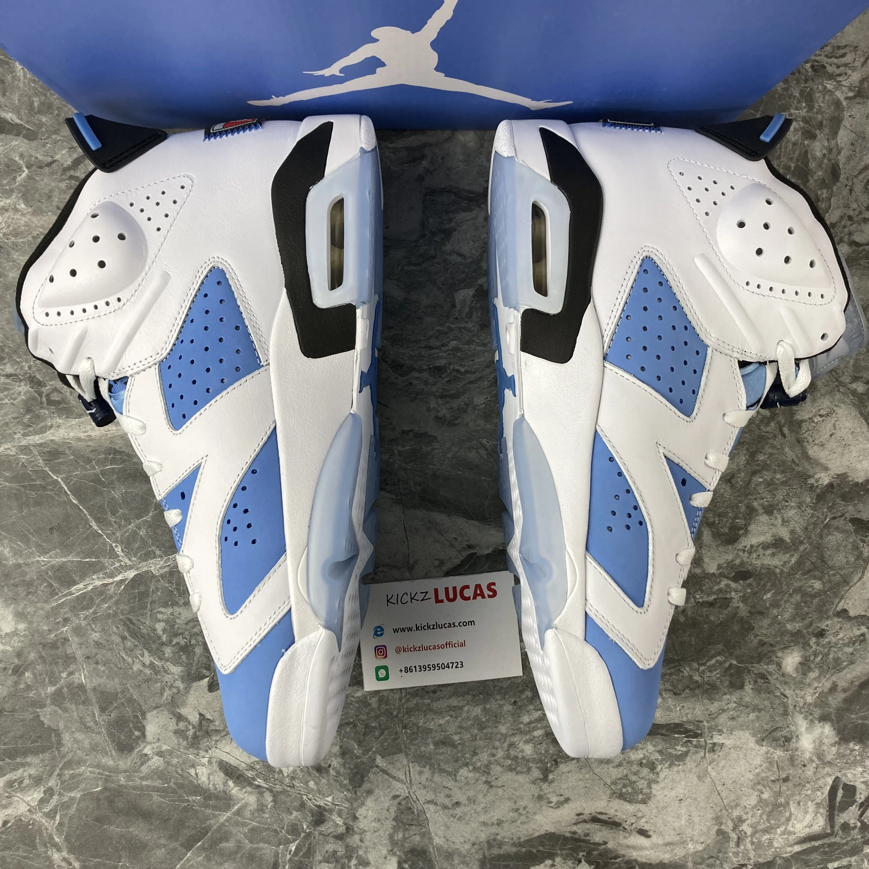 Air Jordan 6 Retro UNC White CT8529- Durable 2125