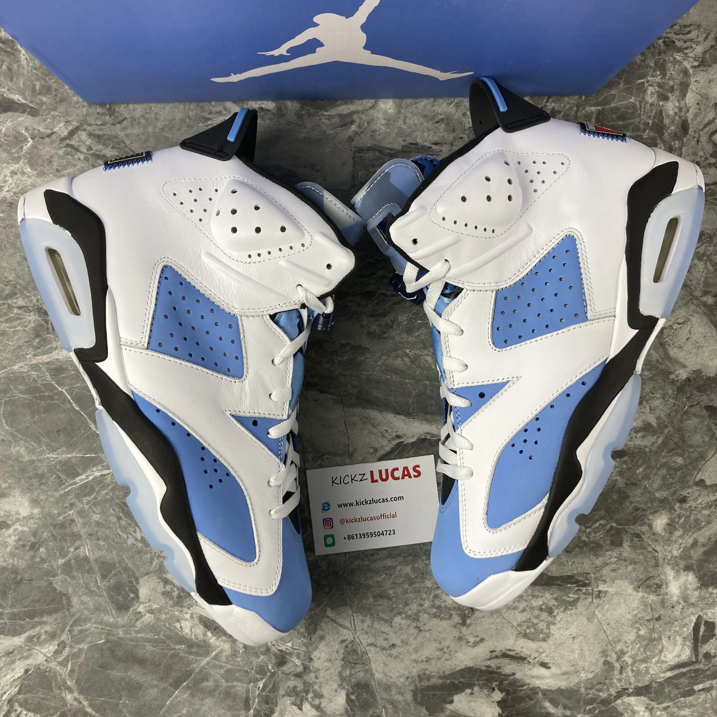 Air Jordan 6 Retro UNC White CT8529- Durable 2125