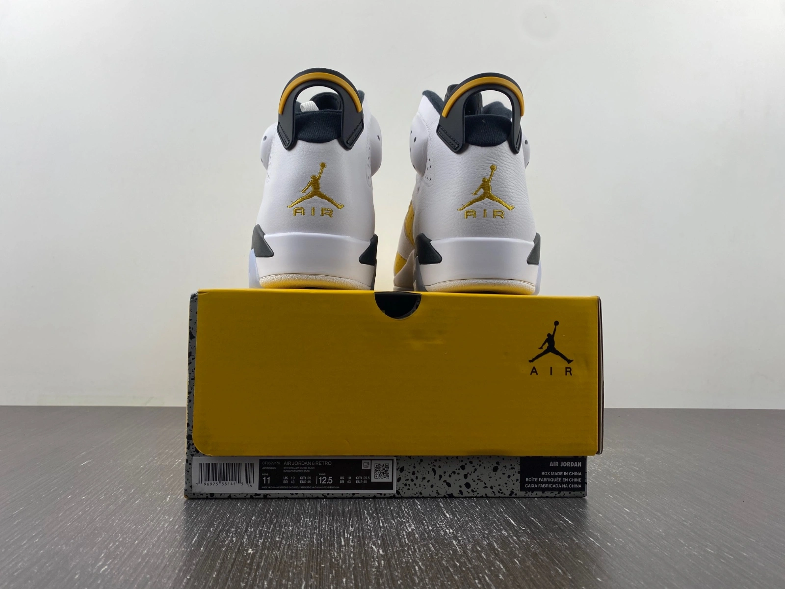 Unique Air Jordan 6 Retro Yellow Ochre CT8529- 2109