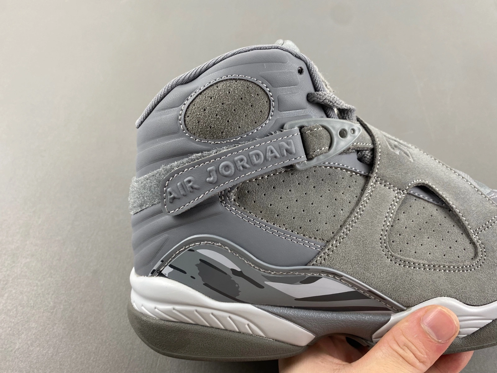 Air Jordan 8 Retro Cool Grey 305381- Thermal 2145