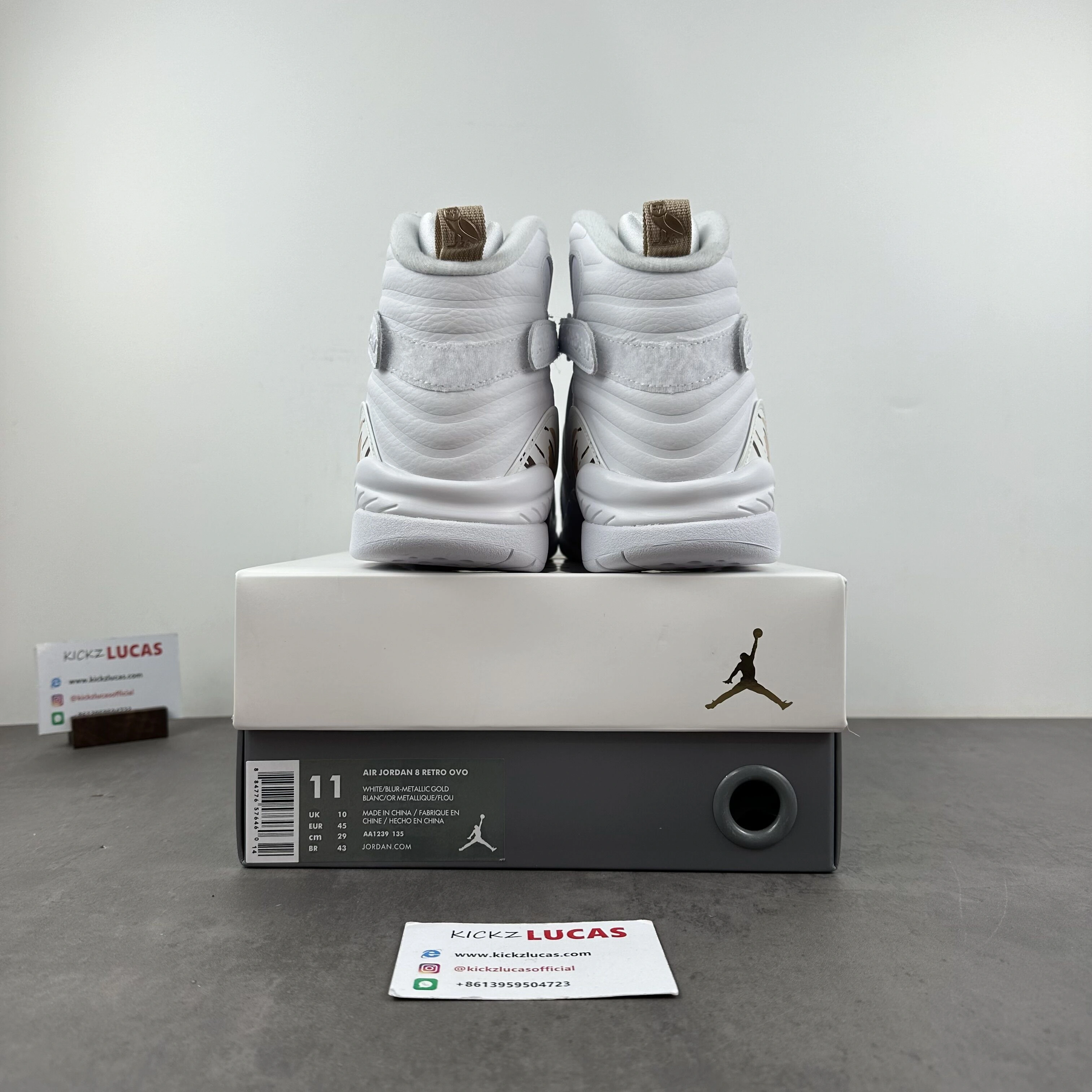 Air Jordan 8 Retro OVO White AA1239- QuickDry 2148