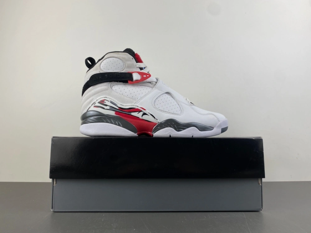 RelaxedFit Air Jordan 8 Retro White True Red 305381- 2144