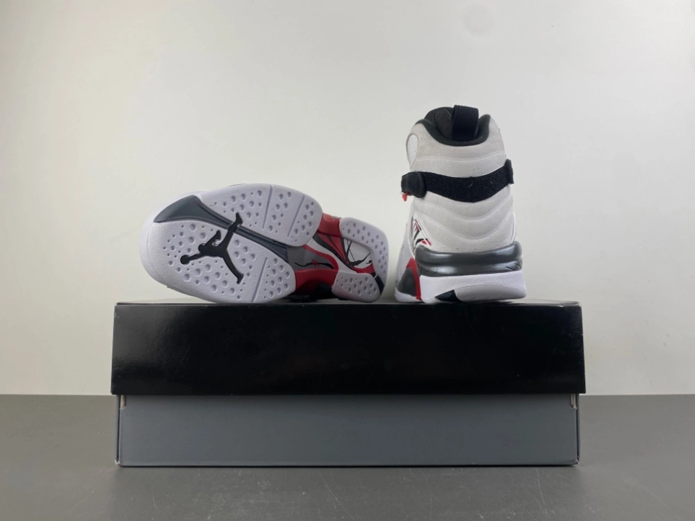 RelaxedFit Air Jordan 8 Retro White True Red 305381- 2144