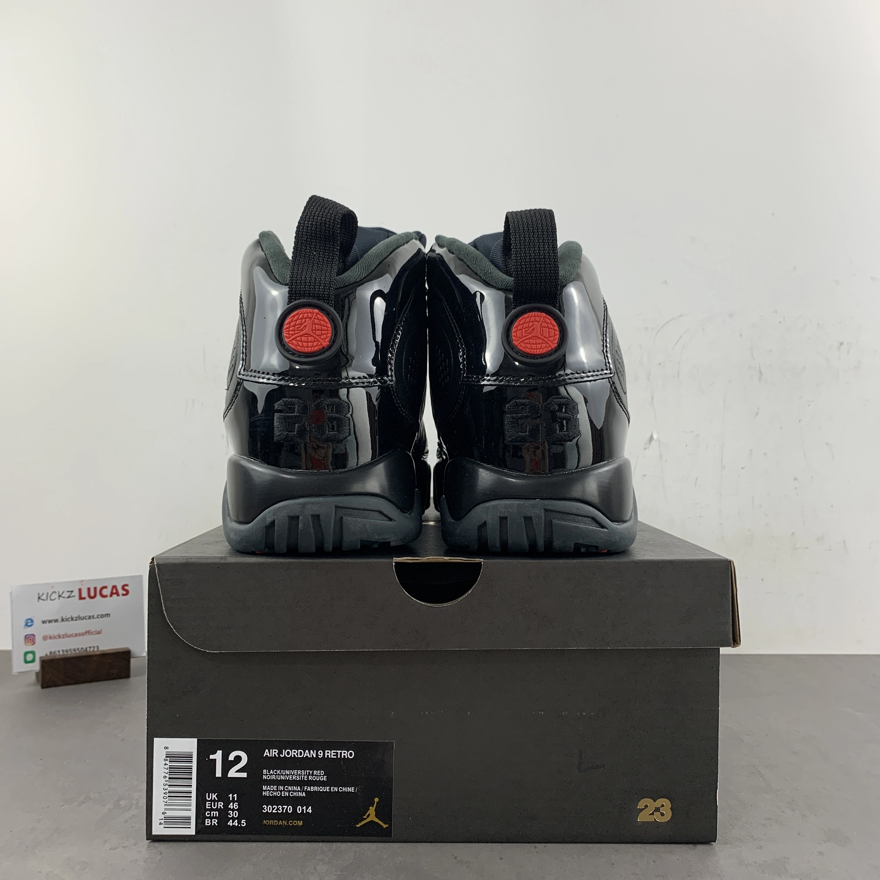 Air Jordan 9 Retro Bred Patent 302370- Trendsetting 2155