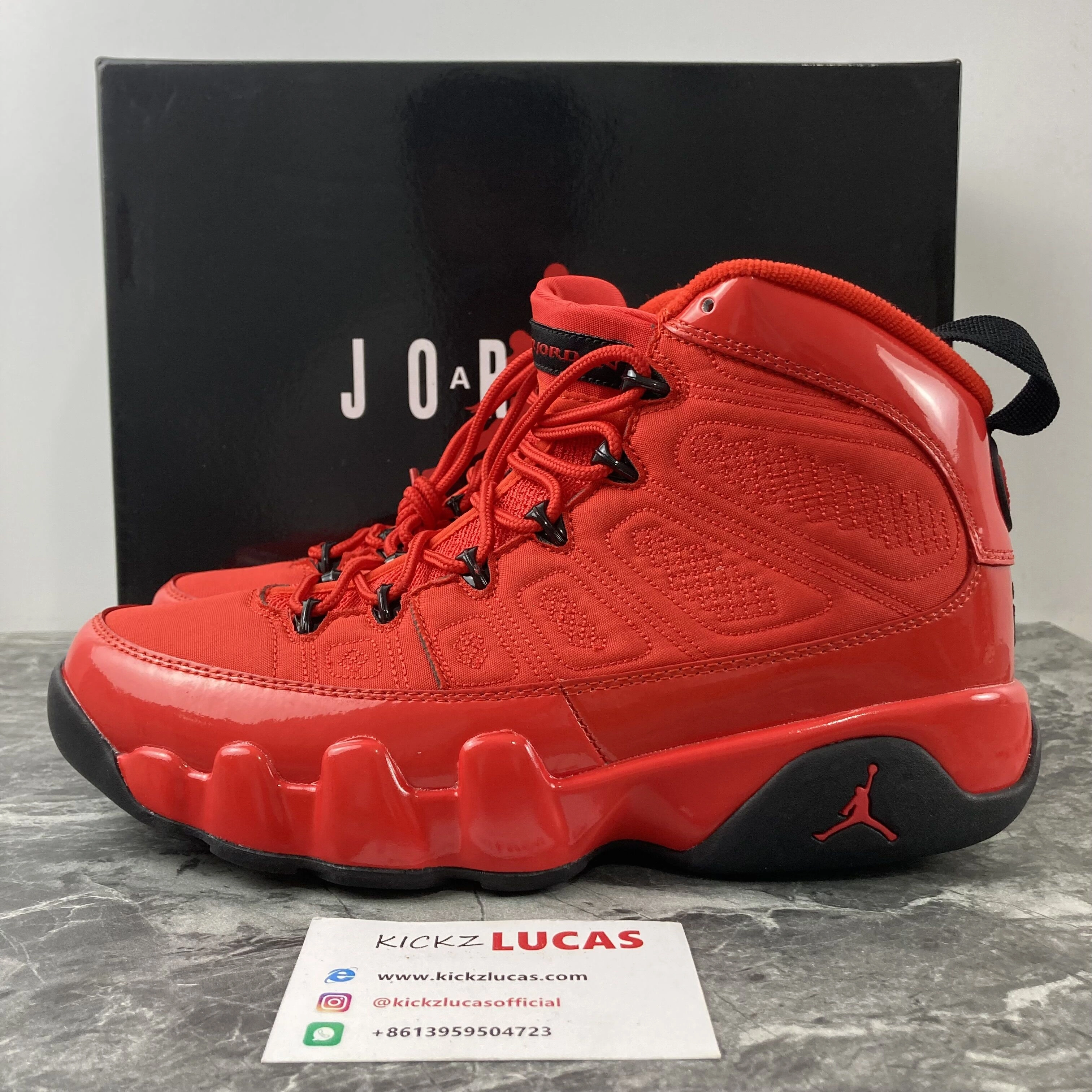 Air Jordan 9 Retro Chile Red CT8019- Flexible 2162