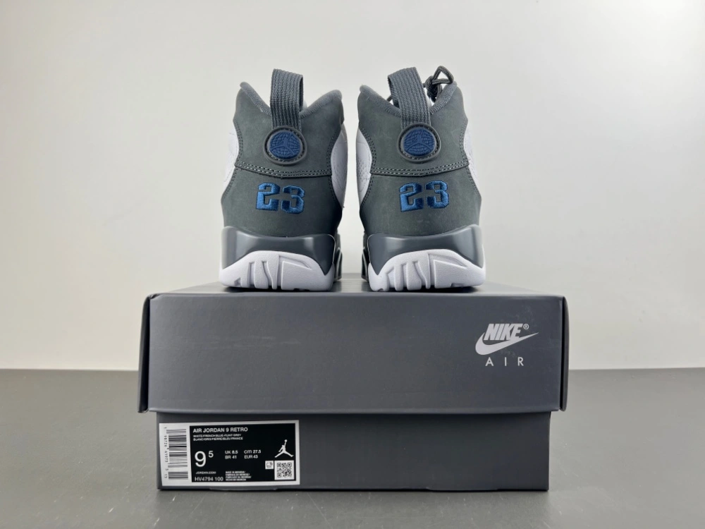 SmartChoice Air Jordan 9 Retro Flint Grey French Blue HV4794- 2153
