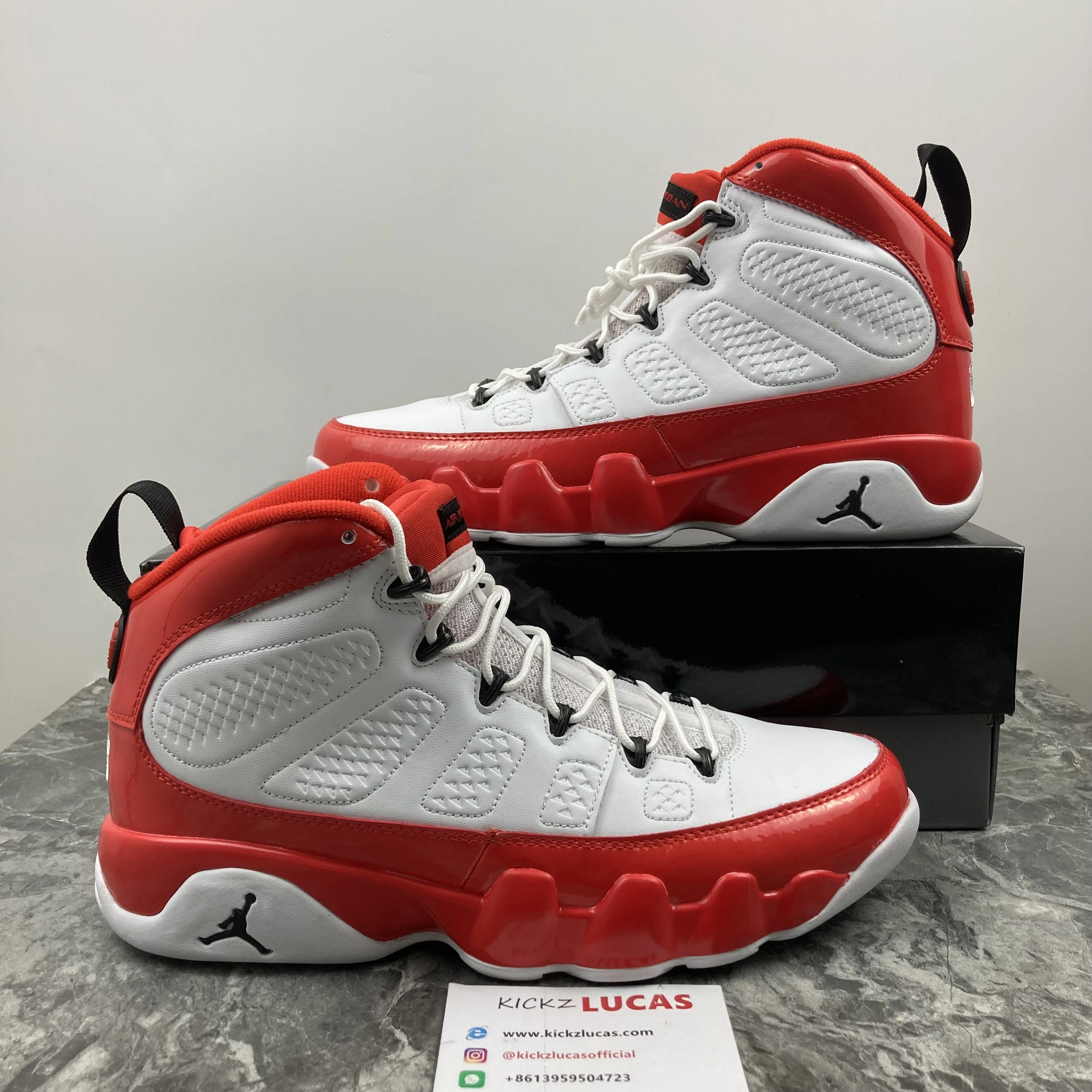Youthful Air Jordan 9 Retro White Gym Red 302370- 2156