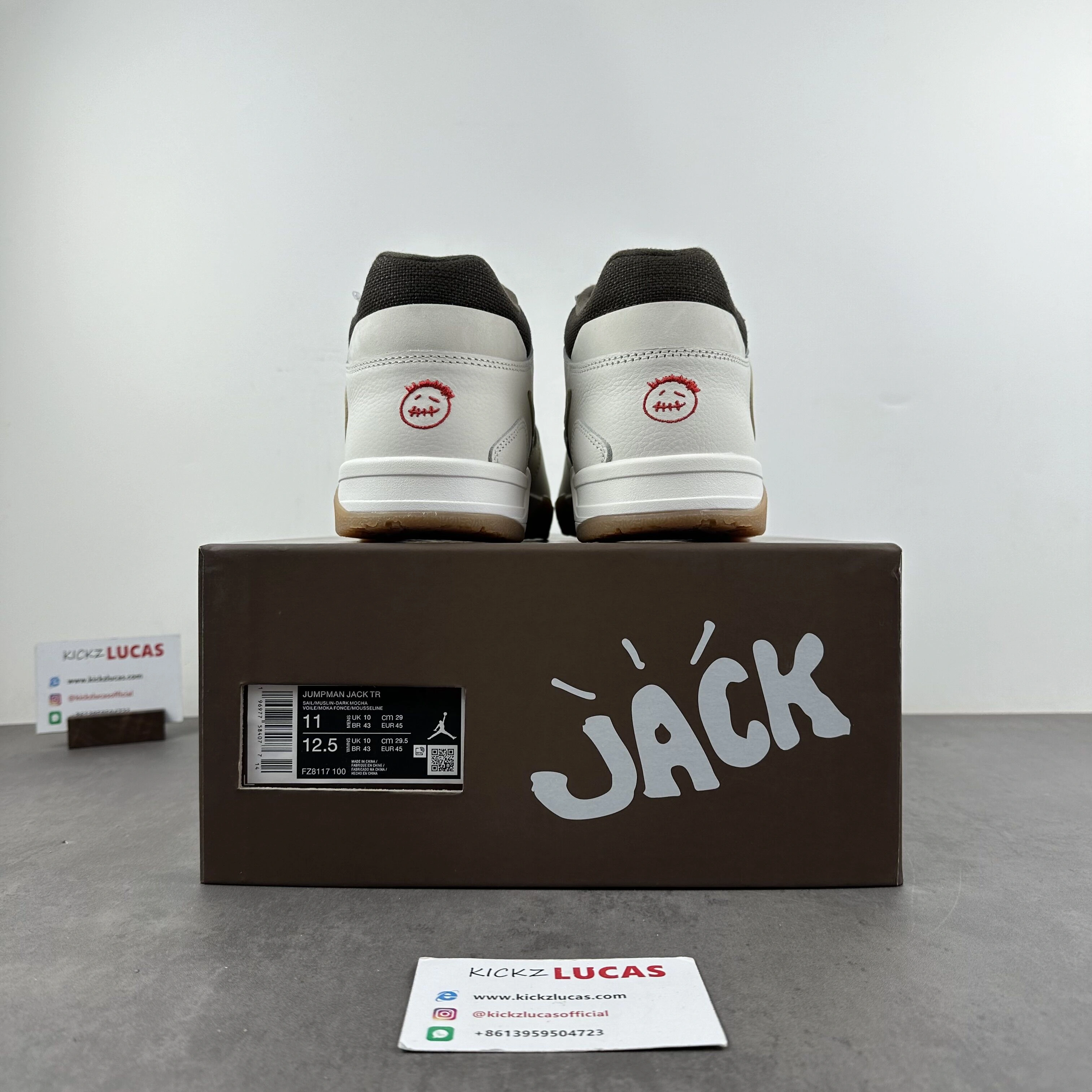 Air Jordan Jumpman Jack TR Travis Scott Sail FZ8117- Fashionable 1317